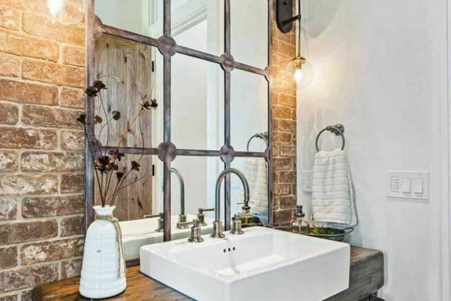 Rustic and modern bathrooms 11