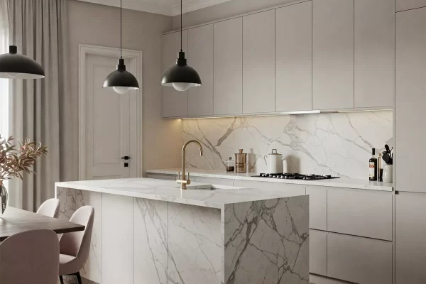 cocina con marmol color neutro cocina con marmol color neutro
