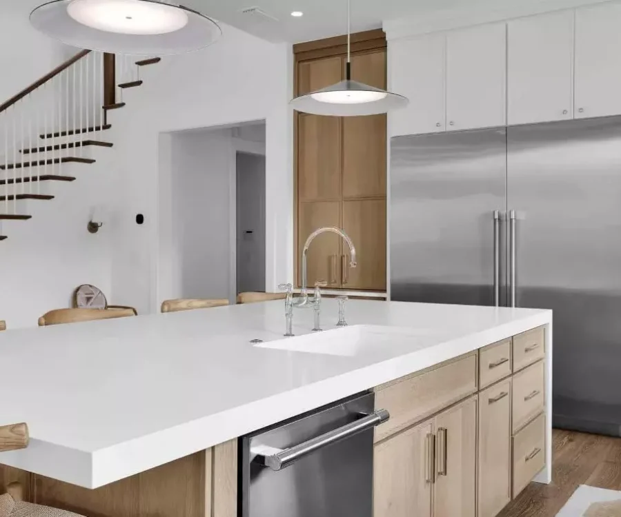 kitchen dekton white